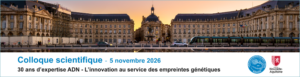 Inscrivez-vous au colloque scientifique innovations ADN 2026